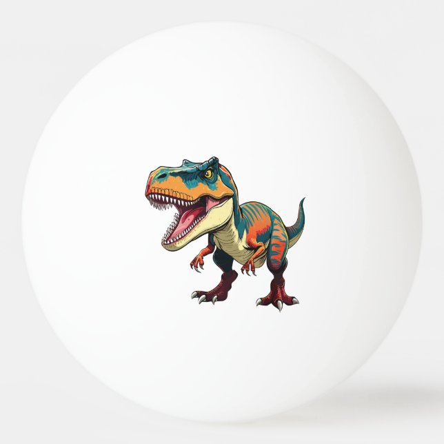 Tyrannosaurus Rex Ping Pong Ball (Front)