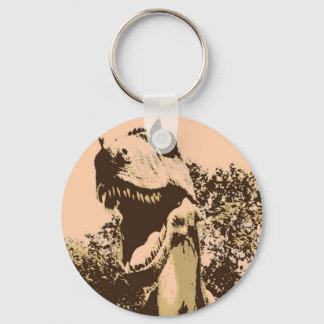 Tyrannosaurus Rex Pop Art Key Ring