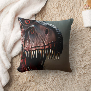 Tyrannosaurus Rex Scary Face,  Cushion
