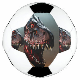 Tyrannosaurus Rex Scary Face, Soccerball