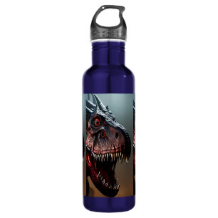 Tyrannosaurus Rex Scary Face, Water Bottle