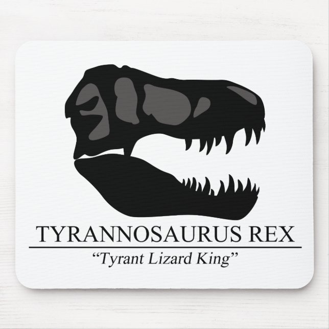 Tyrannosaurus Rex Skull Mouse Pad (Front)