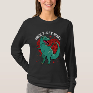 Tyrannosaurus Rex Valentine's Dinosaur Boy Girl Di T-Shirt