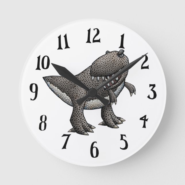 Tyrannosaurus Rex Wall Clock (Front)