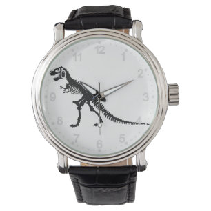 Tyrannosaurus Skeleton - Choose background color Watch