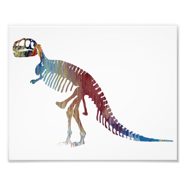 Tyrannosaurus skeleton photo print (Front)