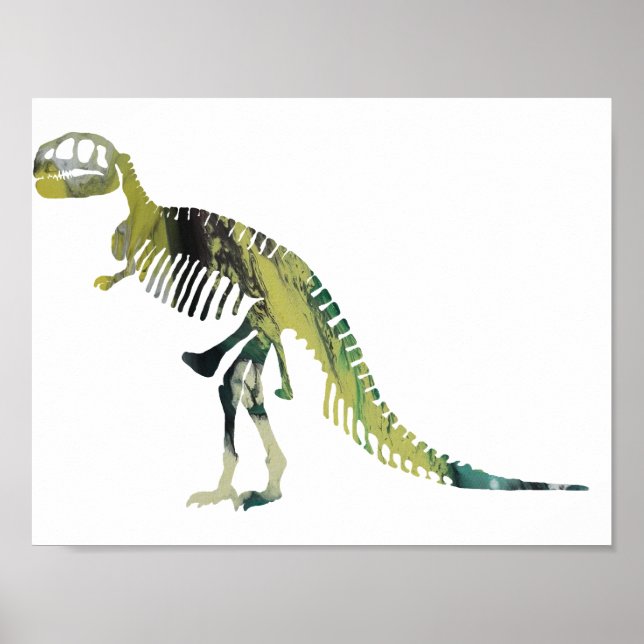 Tyrannosaurus skeleton poster (Front)