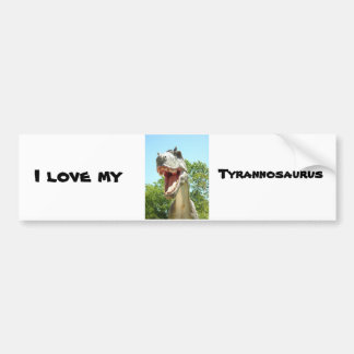 Tyrannosaurus T-Rex Dinosaur Bumper Sticker