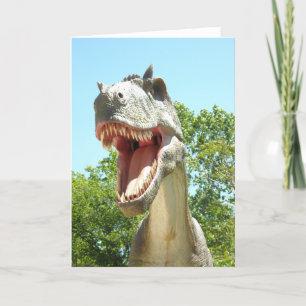 Tyrannosaurus T-Rex Dinosaur Card