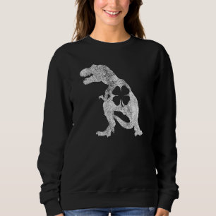 Tyrannosaurus T Rex Dinosaur ST PATRICKS DAY Irish Sweatshirt