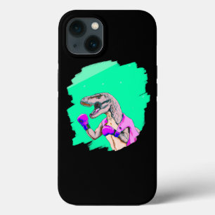 Tyrannosaurus T.Rex Prehistoric Cartoon Valentine  iPhone 13 Case