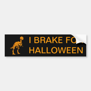 Tyrannosaurus tricktreatus bumper sticker