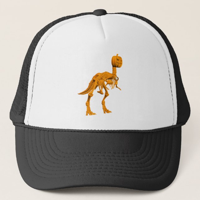 Tyrannosaurus tricktreatus trucker hat (Front)