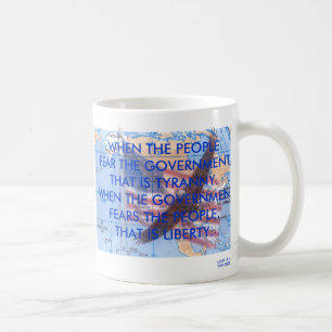 TYRANNY VS. LIBERTY COFFEE MUG