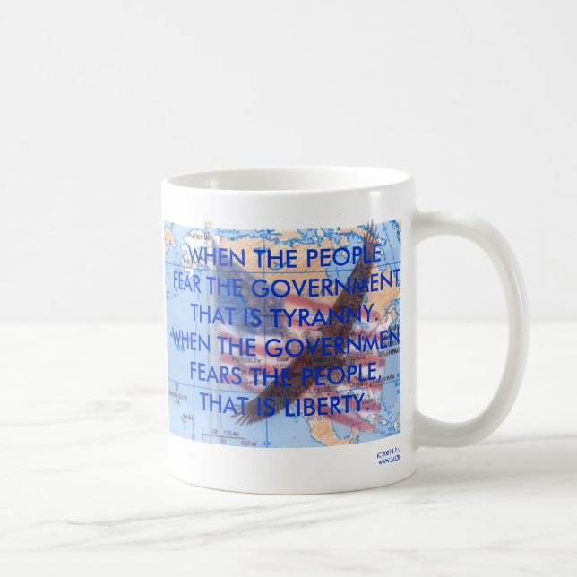 TYRANNY VS. LIBERTY COFFEE MUG (Right)