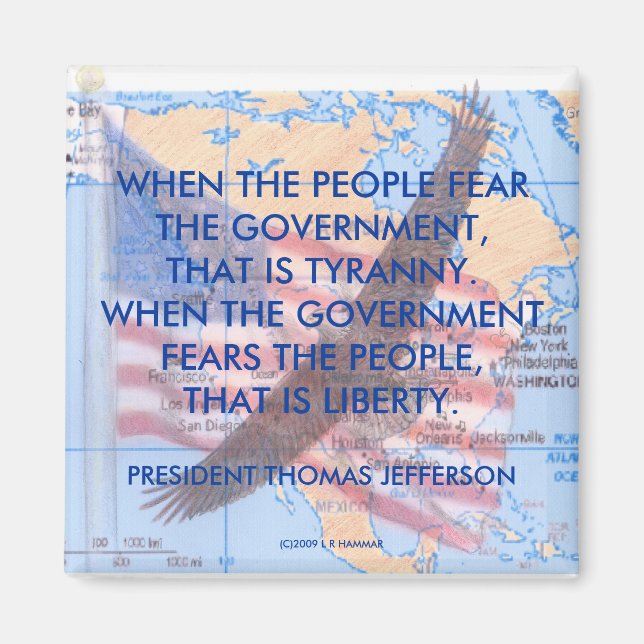 TYRANNY VS. LIBERTY MAGNET (Front)