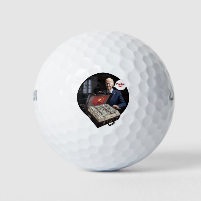 TyrantWear: Pardon Me? Golf Balls (Front)