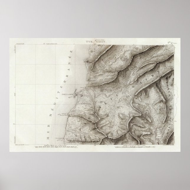 Tyre, Sidon, Israel Poster (Front)