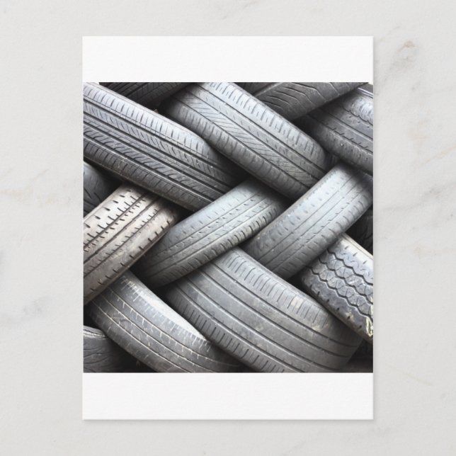 Tyred.jpg Postcard (Front)