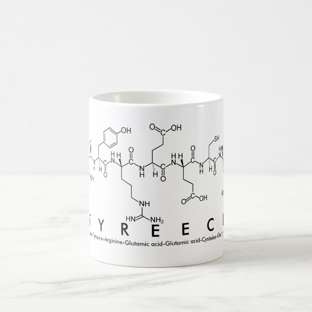 Tyreece peptide name mug (Center)