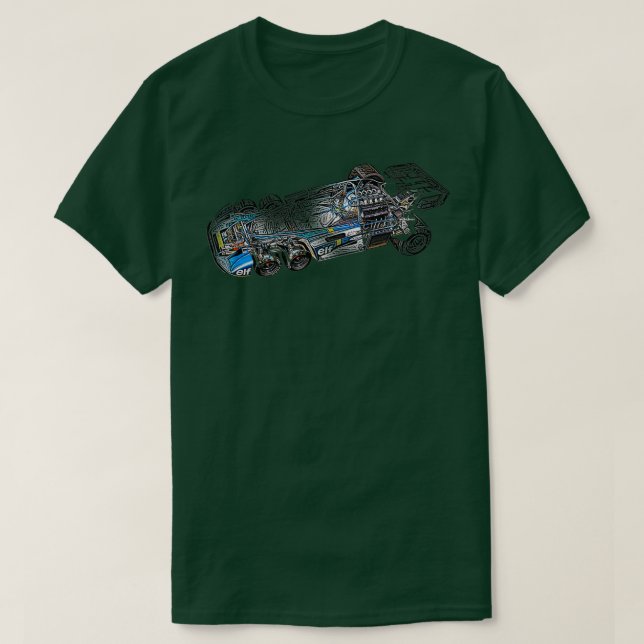 Tyrell P34 cutaway  T-Shirt (Design Front)