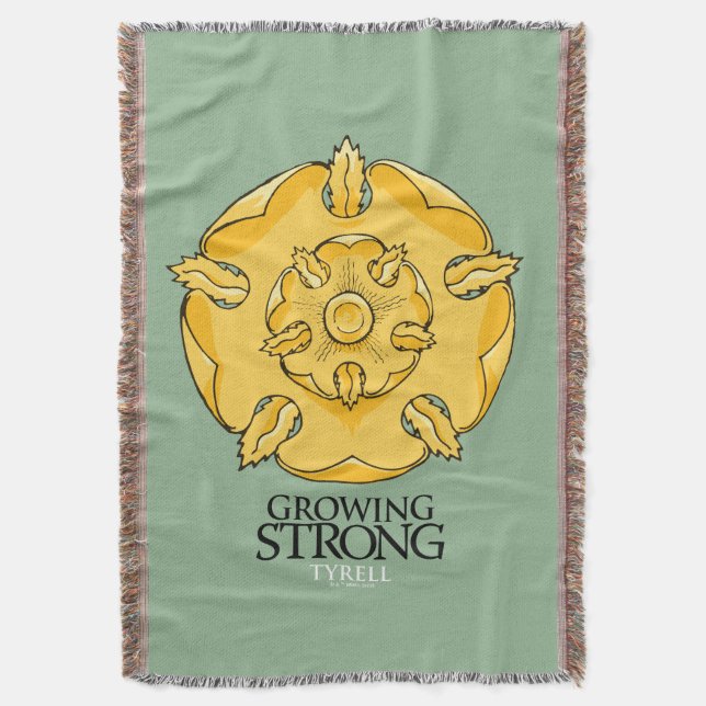 Tyrell Sigil - Growing Strong Throw Blanket (Front Vertical)