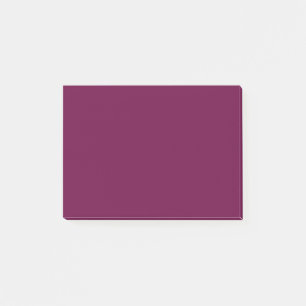 Tyrian Purple Solid Colour Post-it Notes