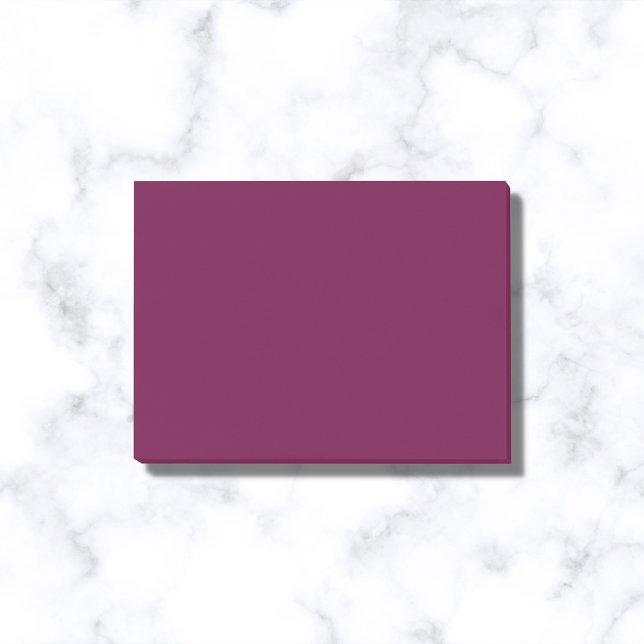 Tyrian Purple Solid Colour Post-it Notes (Creator Uploaded)