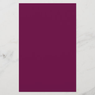 Tyrian Purple Solid Colour Stationery