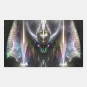 Tyrinan The Horikin God Of War Rectangular Sticker