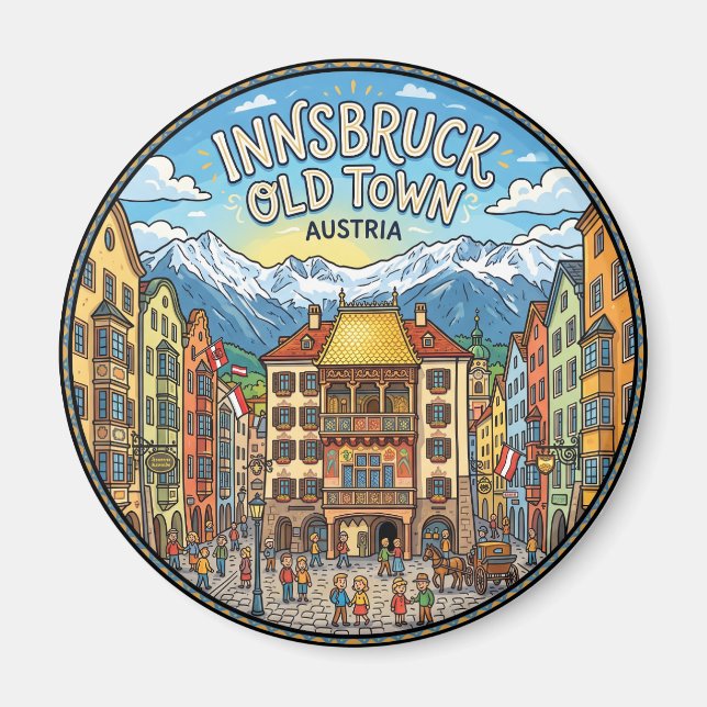 Tyrol Austria Magnet (Front)