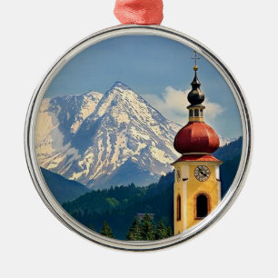 TYROL, AUSTRIA METAL TREE DECORATION