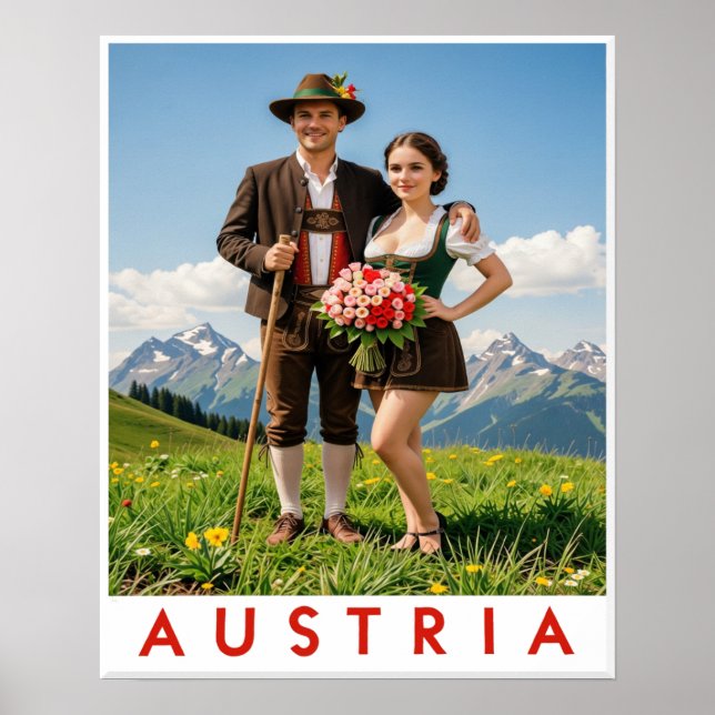 Tyrol, Austria Poster  (Front)