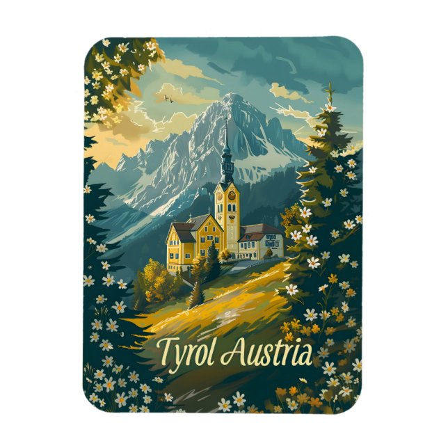Tyrol Austria Vintage Magnet (Vertical)