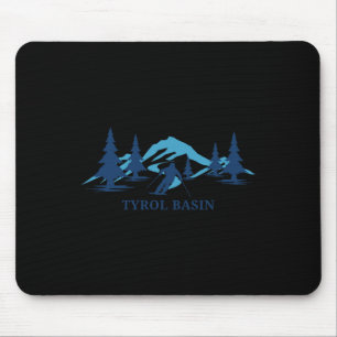 Tyrol Sin Wisconsin Ski Resort Skiing Skier Mouse Pad