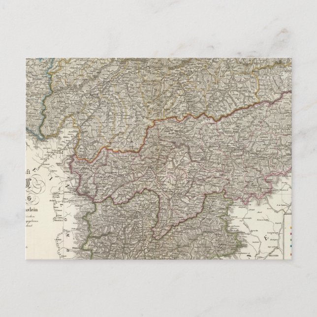 Tyrol, Voralberg, Liechtenstein Postcard (Front)