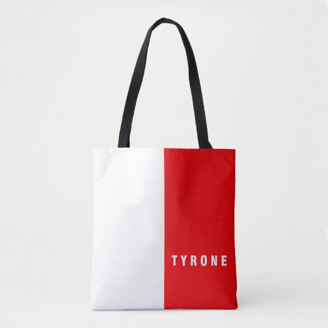 Tyrone county flag northern ireland united kingdom tote bag (Front)