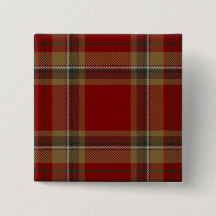 Tyrone County Irish Tartan 15 Cm Square Badge