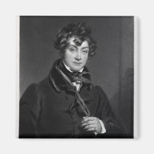 Tyrone Power, engraved by James Sands, c.1833 Magnet