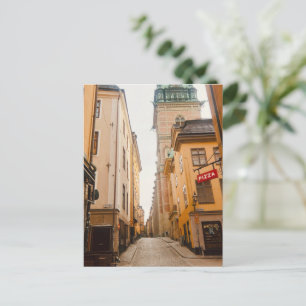 Tyska Brinken, Gamla Stan, Old Town, Stockholm Holiday Postcard