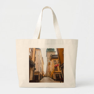 Tyska Brinken, Gamla Stan, Old Town, Stockholm Large Tote Bag