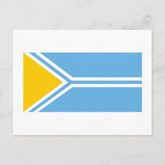 Tyva Republic Flag Postcard (Front)