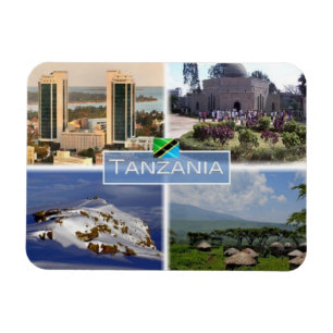 TZ Tanzania -  Twin Towers - Magnet