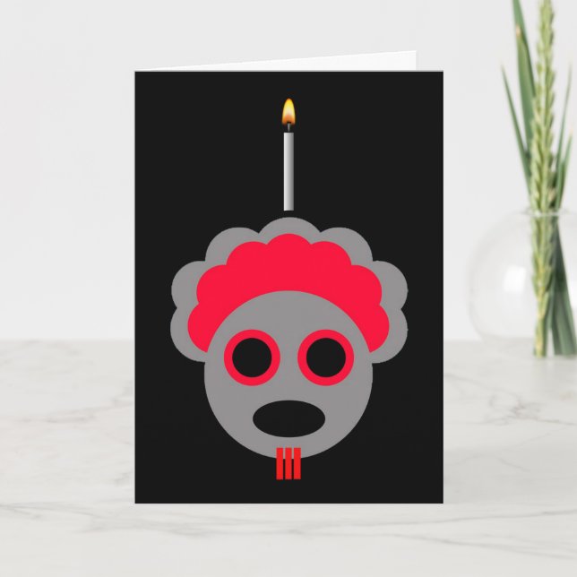 Tzurs-Ki Clupkitz Birthday Greeting Card (Front)