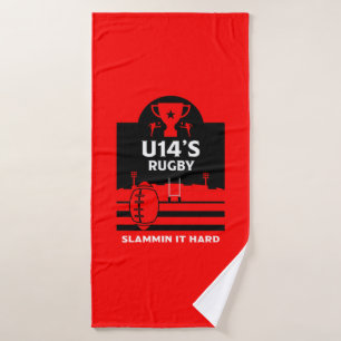 U14 Junior Rugby Players Bath Towel