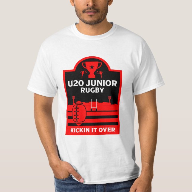U20 Junior Rugby Players T-Shirt (Front)