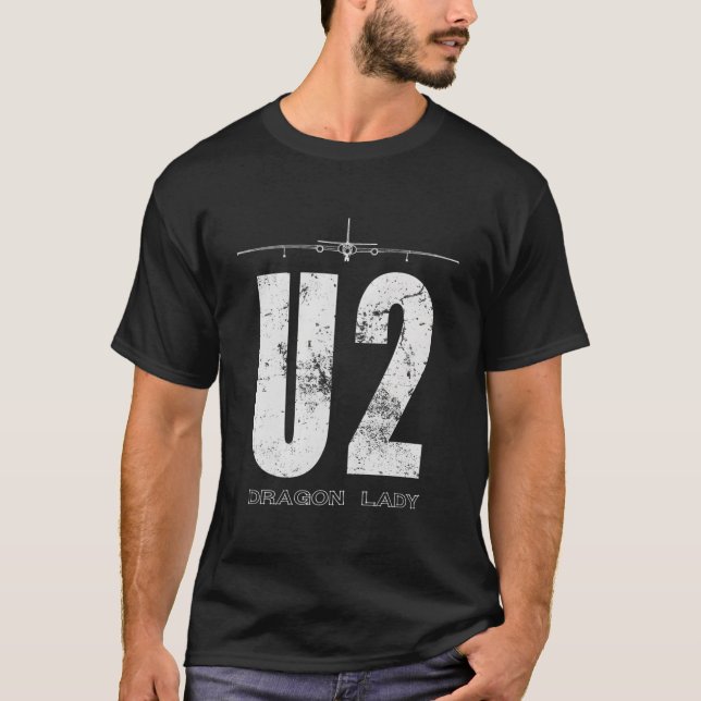 U-2 Dragon Lady Spy Plane T-Shirt (Front)