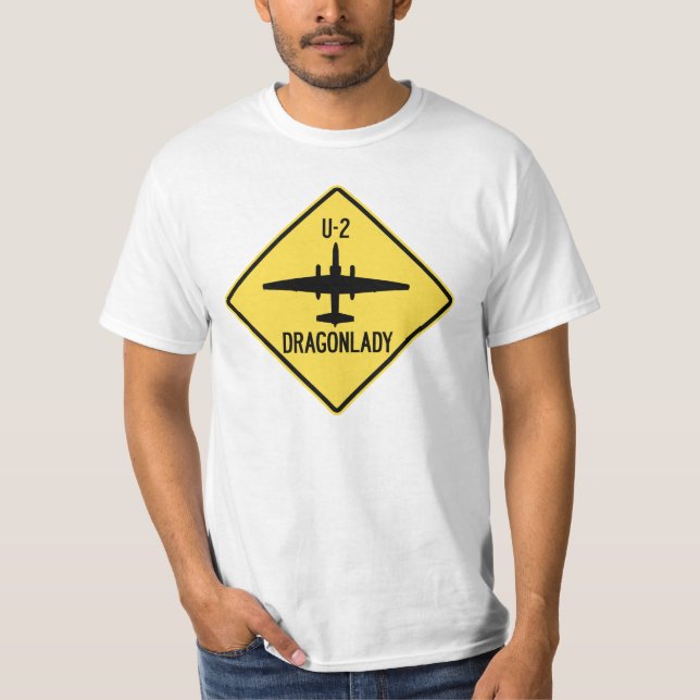 U-2 Dragonlady Caution T-Shirt (Front)