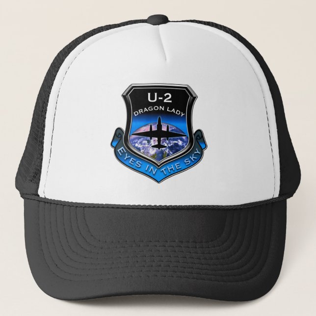 U-2 spy plane trucker hat (Front)