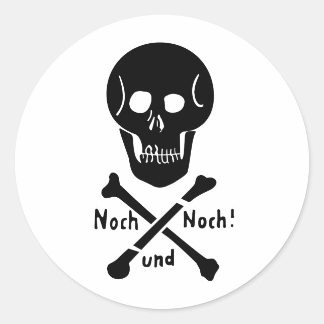 U-753 CLASSIC ROUND STICKER (Front)